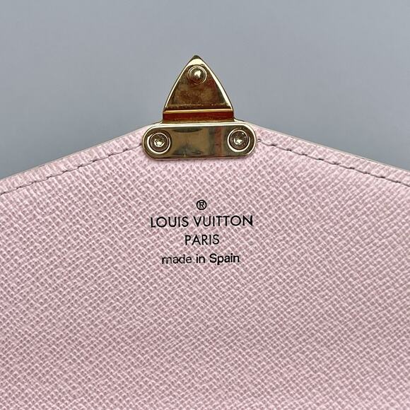 Louis Vuitton Damier Azur Summer Trunk Portefeuille Sarah Long Wallet - Picture 11 of 16